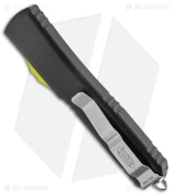 Microtech MagnaCut Ultratech D/E OTF Automatic Knife (3.4" Stonewash) -Blade HQ Shop Microtech Ultratech DE MagnaCut OTF Auto SW BHQ 174370 jr side