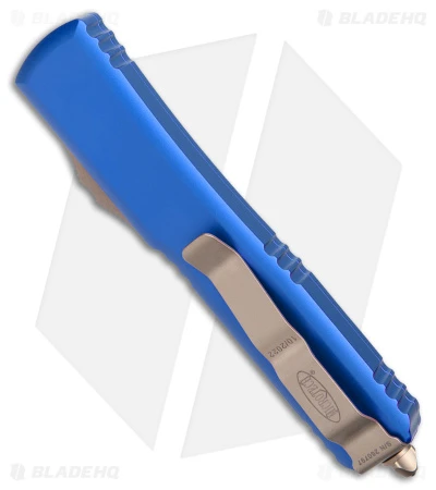 Microtech Ultratech D/E OTF Automatic Knife Blue (3.4" Bronze) 5 Microtech Ultratech D/E OTF Automatic Knife Blue (3.4" Bronze) - Image 3