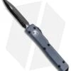 Microtech Ultratech D/E OTF Automatic Knife Gray CC (3.4" Black) 122-1GY 1 Microtech Ultratech D/E OTF Automatic Knife Gray CC (3.4" Black) 122-1GY -Blade HQ Shop Microtech Ultratech DE OTF Auto Gray CC Black 122 1GY BHQ 51902 jr