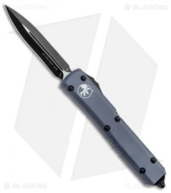 Microtech Ultratech D/E OTF Automatic Knife Gray CC (3.4" Black) 122-1GY