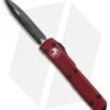 Microtech Ultratech D/E OTF Automatic Knife CC Merlot Red (3.4" Black) 122-1MR -Blade HQ Shop Microtech Ultratech DE OTF Auto Merlot Red CC Black 122 1MR BHQ 104921 jr