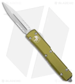 Microtech Ultratech D/E OTF Automatic Knife OD Green CC (3.4" SW Serr) 122-11OD