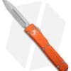 Microtech Ultratech Dagger D/E OTF Automatic Knife Orange (3.4" Stonewash) -Blade HQ Shop Microtech Ultratech DE OTF Auto Orange SW BHQ 51912 jr
