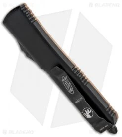 Microtech Ultratech D/E OTF Automatic Knife Tan G-10 (3.4" Black) 122-1GTTA 8 Microtech Ultratech D/E OTF Automatic Knife Tan G-10 (3.4" Black) 122-1GTTA -Blade HQ Shop Microtech Ultratech DE OTF Auto Tan G 10 Black 122 1GTTA BHQ 84504 jr side