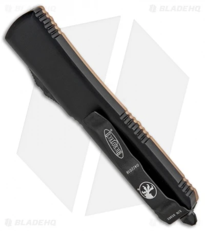 Microtech Ultratech D/E OTF Automatic Knife Tan G-10 (3.4" Black) 122-1GTTA 5 Microtech Ultratech D/E OTF Automatic Knife Tan G-10 (3.4" Black) 122-1GTTA - Image 3