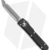 Microtech Ultratech T/E OTF Automatic Knife Black (3.4" Apocalyptic Full Serr) -Blade HQ Shop Microtech Ultratech DE OTF Auto Tri Grip SW Full Serr BHQ 135394 jr