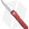 Microtech Ultratech D/E OTF Automatic Knife Red CC (3.4" Satin) -Blade HQ Shop Microtech Ultratech DE red CC satin BHQ 24810 er