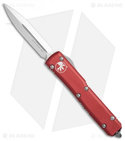 Microtech Ultratech D/E OTF Automatic Knife Red CC (3.4" Satin) 3 Microtech Ultratech D/E OTF Automatic Knife Red CC (3.4" Satin)