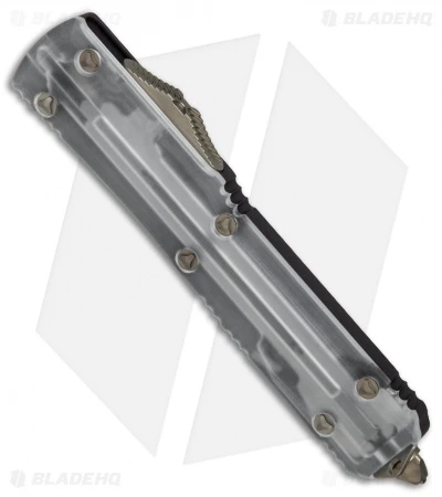 Microtech Ultratech Hellhound Tanto OTF Auto Knife Clear Top CC (Bronze SW) 5 Microtech Ultratech Hellhound Tanto OTF Auto Knife Clear Top CC (Bronze SW) - Image 3