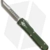 Microtech Ultratech Hellhound Tanto OTF Automatic OD Green (3.4" Bronze SW) -Blade HQ Shop Microtech Ultratech Hellhound Tanto OTF OD Green Bronze SW BHQ 83975 jr