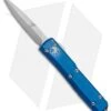 Microtech Ultratech Bayonet OTF Automatic Knife Blue CC (3.4" Satin) -Blade HQ Shop Microtech Ultratech OTF Bayo Blue Satin 120 4BL BHQ 67449 jr