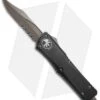 Microtech Combat Troodon Bowie OTF Automatic Knife (3.8" Bronze Serr) 146-14 -Blade HQ Shop Microtech Ultratech OTF Combat Troodon Bowie Bronze Serr 146 14 BHQ 67452 jr
