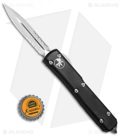 Microtech Ultratech OTF D/E Automatic Knife CC (3.4" Stonewash Serr) 122-11 6 Microtech Ultratech OTF D/E Automatic Knife CC (3.4" Stonewash Serr) 122-11 - Image 4
