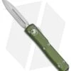 Microtech Ultratech D/E OTF Automatic Knife OD Green CC (3.4" Stonewash) -Blade HQ Shop Microtech Ultratech OTF DE OD Green SW 122 10CCOD BHQ 51901 jr 1