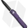 Microtech Ultratech D/E OTF Automatic Knife CC Purple (3.4" Black) -Blade HQ Shop Microtech Ultratech OTF DE Purple Black 122 1CCPU BHQ 51904 jr 1