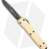 Microtech Ultratech OTF S/E Automatic Knife Champagne (3.4" DLC) 121-1DLCTCG -Blade HQ Shop Microtech Ultratech OTF SE Auto Champagne Gold Black DLC 121 1DLCTCG BHQ 108515 jr