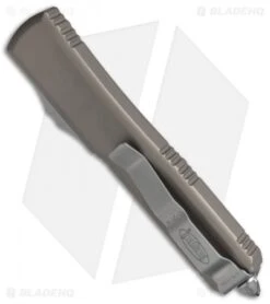 Microtech Ultratech Spartan OTF Automatic Knife Tan CC (3.4" Apocalyptic) -Blade HQ Shop Microtech Ultratech OTF Spartan Tan Apocalyptic 223 10APCCTA BHQ 51914 jr side