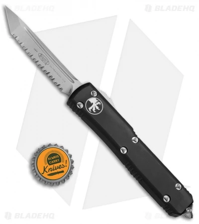 Microtech Ultratech T/E OTF Automatic Knife CC (3.4" Bead Blast Full Serr) 6 Microtech Ultratech T/E OTF Automatic Knife CC (3.4" Bead Blast Full Serr) - Image 4