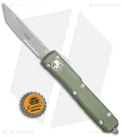 Microtech Ultratech T/E OTF Automatic Knife OD Green CC (3.4" Apocolyptic Serr) 9 Microtech Ultratech T/E OTF Automatic Knife OD Green CC (3.4" Apocolyptic Serr) -Blade HQ Shop Microtech Ultratech OTF TE OD Grn Apocolyptic Serr 123 11APOD BHQ 69121 jr bottlecap