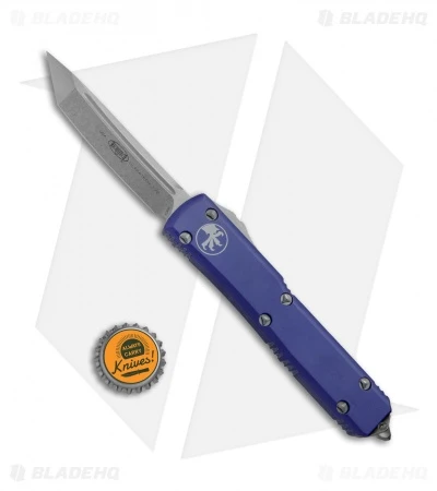 Microtech Ultratech T/E OTF Automatic Knife CC Purple (3.4" Stonewash) 6 Microtech Ultratech T/E OTF Automatic Knife CC Purple (3.4" Stonewash) - Image 4