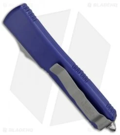 Microtech Ultratech T/E OTF Automatic Knife CC Purple (3.4" Stonewash) 8 Microtech Ultratech T/E OTF Automatic Knife CC Purple (3.4" Stonewash) -Blade HQ Shop Microtech Ultratech OTF TE Purple SW 123 10PU BHQ 67534 jr side