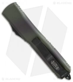 Microtech Ultratech S/E OTF Automatic Knife CC (3.4" Green Camo) -Blade HQ Shop Microtech Ultratech SE CC green camo BHQ 52464 er side