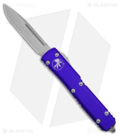 Microtech Ultratech S/E OTF Automatic Knife Purple Aluminum (3.4" Stonewash)