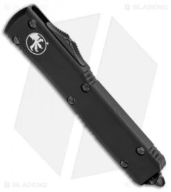 Microtech Ultratech OTF S/E Automatic Knife Black (3.4" Black DLC) 121-1DLCT -Blade HQ Shop Microtech Ultratech SE OTF Auto Black Black DLC 121 1DLCT BHQ 105167 jr spine
