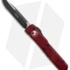 Microtech Ultratech S/E OTF Automatic Knife CC Merlot Red (3.4" Black) 121-1MR -Blade HQ Shop Microtech Ultratech SE OTF Auto Merlot Red CC Black 121 1MR BHQ 104920 jr
