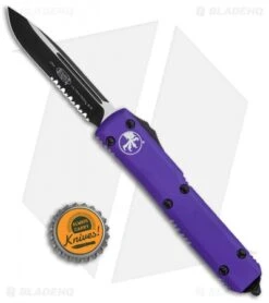 Microtech Ultratech S/E OTF Automatic Knife Purple (3.4" Black Serr) 121-2PU 9 Microtech Ultratech S/E OTF Automatic Knife Purple (3.4" Black Serr) 121-2PU -Blade HQ Shop Microtech Ultratech SE OTF Auto Purple CC Black Serr BHQ 26359 jr bottlecap