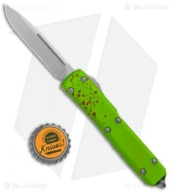 Microtech Ultratech S/E OTF Automatic Knife Zombie CC (3.4" Stonewash) -Blade HQ Shop Microtech Ultratech SE OTF Auto Zombie CC SW 121 10Z BHQ 97769 jr bottlecap