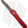 Microtech Ultratech S/E OTF Automatic Knife Red (3.4" Bronze) 121-13RD -Blade HQ Shop Microtech Ultratech SE OTF Automatic Knife Red 3.4in Bronze BHQ 181741 hd