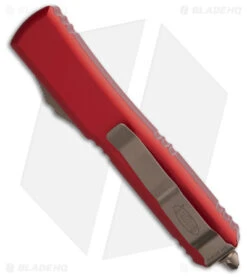 Microtech Ultratech S/E OTF Automatic Knife Red (3.4" Bronze) 121-13RD 8 Microtech Ultratech S/E OTF Automatic Knife Red (3.4" Bronze) 121-13RD -Blade HQ Shop Microtech Ultratech SE OTF Automatic Knife Red 3.4in Bronze BHQ 181741 hd side