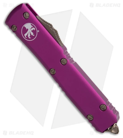 Microtech Ultratech S/E OTF Automatic Knife Violet (3.4" Bronze) 121-13VI 4 Microtech Ultratech S/E OTF Automatic Knife Violet (3.4" Bronze) 121-13VI - Image 2
