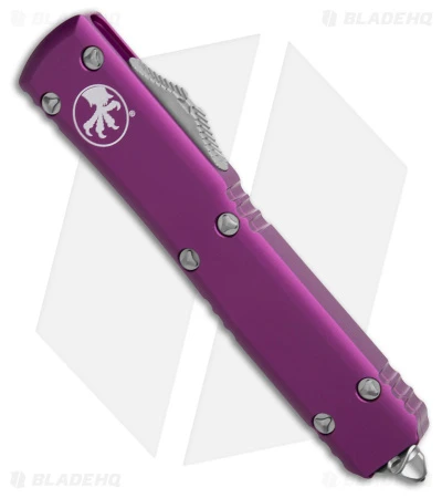 Microtech Ultratech S/E OTF Automatic Violet (3.4" Stonewash) 121-10VI 4 Microtech Ultratech S/E OTF Automatic Violet (3.4" Stonewash) 121-10VI - Image 2