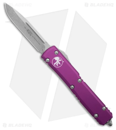 Microtech Ultratech S/E OTF Automatic Violet (3.4" Stonewash) 121-10VI 3 Microtech Ultratech S/E OTF Automatic Violet (3.4" Stonewash) 121-10VI
