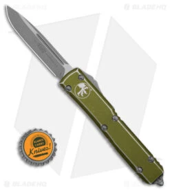 Microtech Ultratech S/E OTF Auto Knife Distressed OD Green (3.4" Apocalyptic) -Blade HQ Shop Microtech Ultratech SW OTF AK Distressed OD Green 3in Apocalyptic BHQ 179335 td size