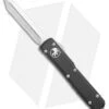 Microtech Ultratech Spartan OTF Automatic Knife (3.4" Stonewash Serr) -Blade HQ Shop Microtech Ultratech Spartan OTF Automatic Knife Black CC 3.4in SW PS LS 1