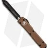 Microtech Ultratech Spartan OTF Automatic Knife Tan CC (3.4" Black) 223-1TA