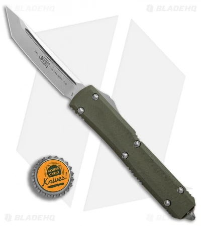Microtech Ultratech T/E OTF Automatic Knife OD Green G-10 (3.4" Stonewash) 6 Microtech Ultratech T/E OTF Automatic Knife OD Green G-10 (3.4" Stonewash) - Image 4