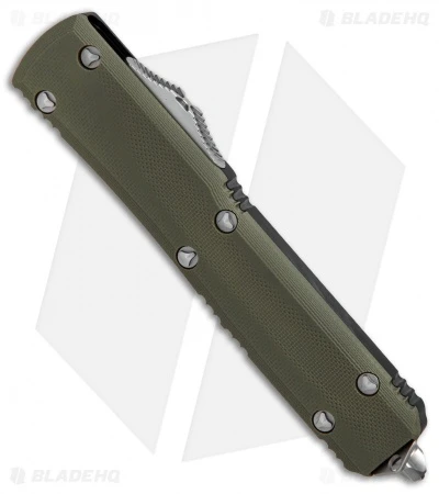 Microtech Ultratech T/E OTF Automatic Knife OD Green G-10 (3.4" Stonewash) 5 Microtech Ultratech T/E OTF Automatic Knife OD Green G-10 (3.4" Stonewash) - Image 3
