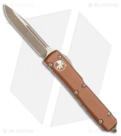 Microtech Ultratech S/E OTF Automatic Black (3.4" Bronze Apocalyptic) 121-13APTA