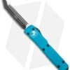 Microtech Ultratech T/E OTF Automatic Knife Turquoise CC (3.4" Black) 1 Microtech Ultratech T/E OTF Automatic Knife Turquoise CC (3.4" Black) -Blade HQ Shop Microtech Ultratech TE Tanto OTF Auto Turquoise CC Black BHQ 97831 jr