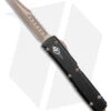 Microtech Ultratech Warhound OTF Auto Knife Black (3.4" Apocalyptic Bronzed) -Blade HQ Shop Microtech Ultratech Warhound OTF Auto Black Apocalyptic Bronze BHQ 180379 jr