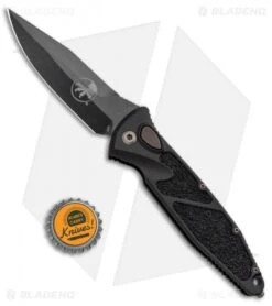 Microtech Signature Series Socom Elite S/E Automatic Knife Black (4" Black) -Blade HQ Shop Microtech socom Elite Signature SE Auto Black 160 1DLCSS BHQ 93576 jr bottlecap