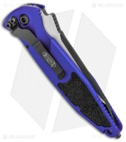Microtech Socom Elite T/E Automatic Knife Purple (4" Two-Tone) 161A-1PU 8 Microtech Socom Elite T/E Automatic Knife Purple (4" Two-Tone) 161A-1PU -Blade HQ Shop Microtech socom Elite TE Auto Purple TT 161A 1PU BHQ 99306 jr side