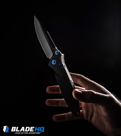 Marfione Custom Socom Elite S/E Knife CF W/ Flamed Spacer + Blue HW (DLC Mirror) 7 Marfione Custom Socom Elite S/E Knife CF W/ Flamed Spacer + Blue HW (DLC Mirror) - Image 5