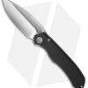 Marfione Custom Anax Integral Frame Lock Knife Black Aluminum (3.75" Mirror) 2 Marfione Custom Anax Integral Frame Lock Knife Black Aluminum (3.75" Mirror) -Blade HQ Shop marifone custom mck anax al mirror elmax jm