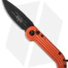 Microtech LUDT Automatic Knife Orange (3.4" Black) 135-1OR