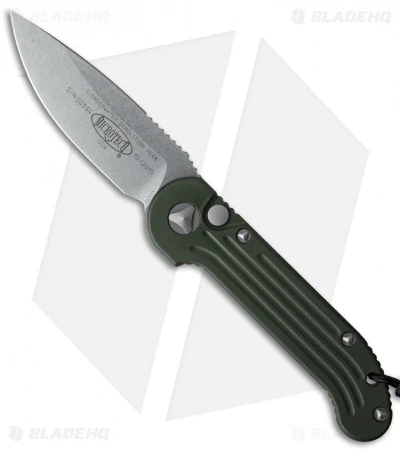 Microtech LUDT Automatic Knife OD Green (3.4" Stonewash) 135-10OD 3 Microtech LUDT Automatic Knife OD Green (3.4" Stonewash) 135-10OD